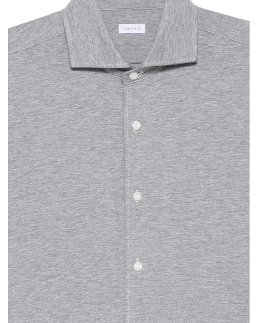 Orian Gray Buttoned Shirt for men
