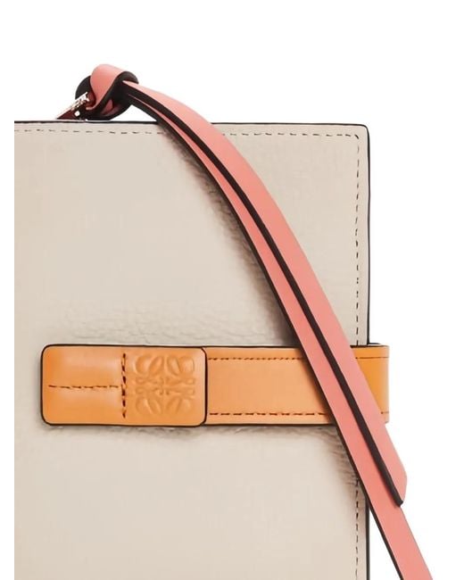 Loewe White Compact Zip Wallet