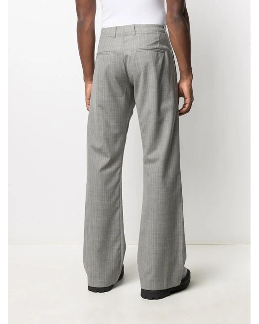 Off-White c/o Virgil Abloh Gray Checked Tailored Trousers for men