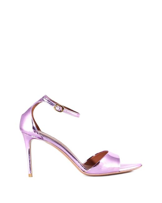 Castagna Pink Aida Metallic Heeled Sandals