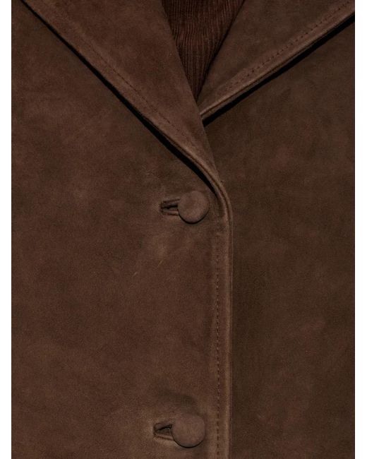 Officine Generale Brown Kataline Patch-Pocket Jacket