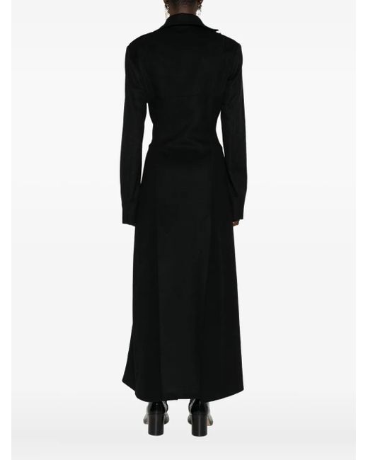 Yehuafan Button-Up Jas in het Black