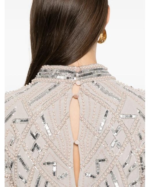 Forte Forte White Sequin-Embellished Top
