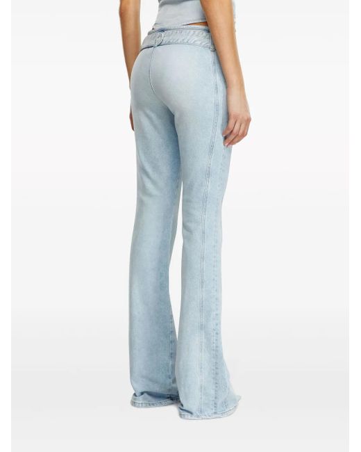 DIESEL Blue Bootcut And Flare Jeans D-Ebbybelt 0Jgaa