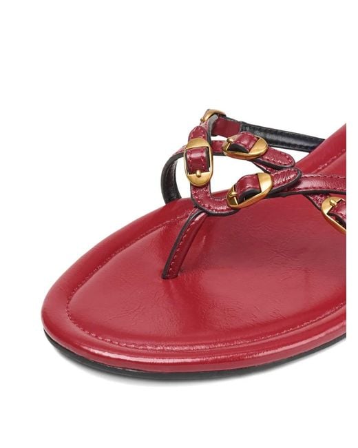 Marc Jacobs Red The Kiki Leather Sandals