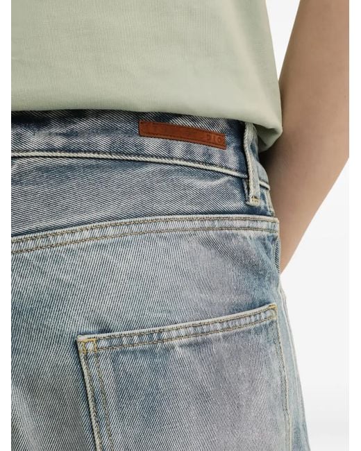 Jean Ample À Effet Usé 1989 STUDIO en coloris Blue