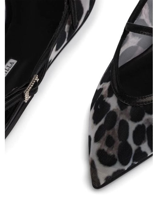 Le Silla White Morgana Ballerina Shoes
