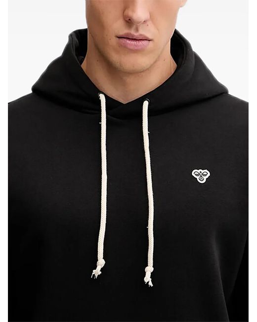 Hummel Black Logo Hoodie for men