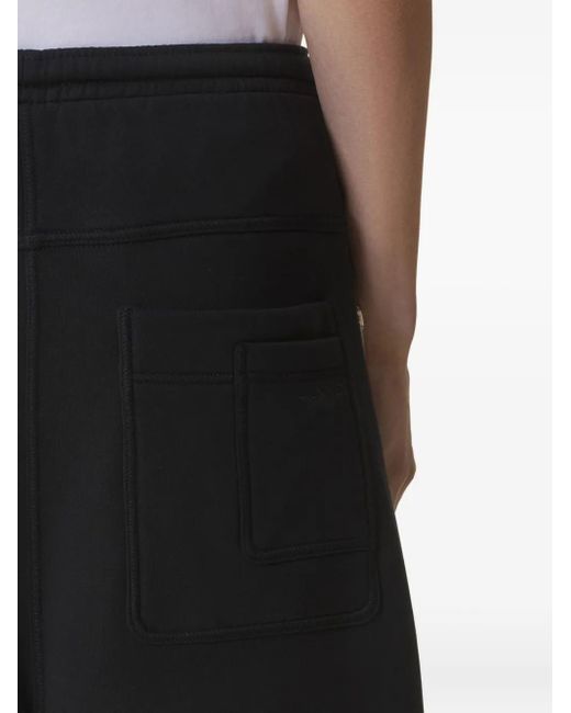 Lanvin Black Pleated Drawstring Trousers