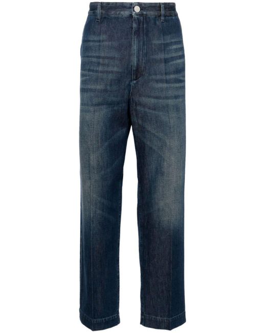 Valentino Garavani Jeans Met Toelopende Pijpen in het Blue voor heren