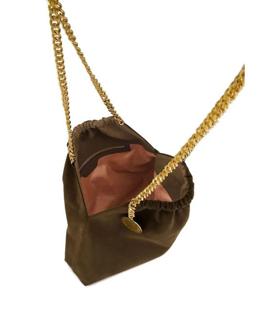 Stella McCartney Brown Falabella Medium Drawstring Bags