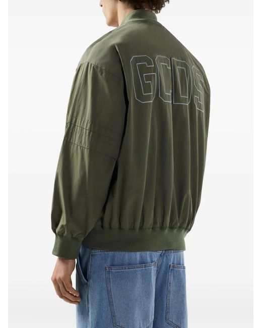 Gcds Green Varsity Bomber Jacket