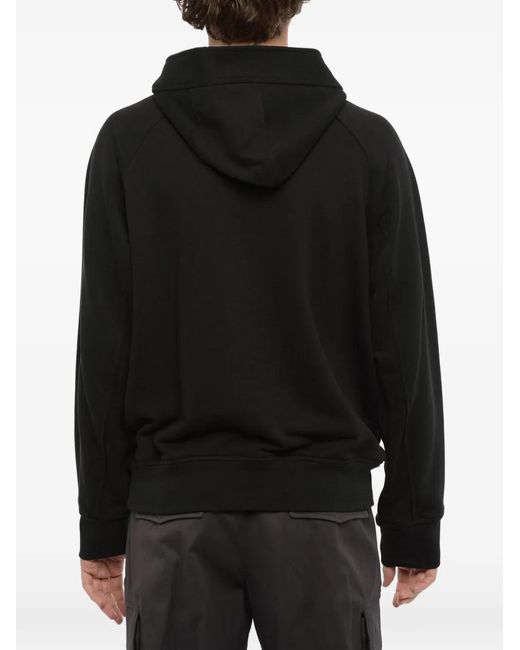 Neil Barrett Black Embroidered Hoodie for men