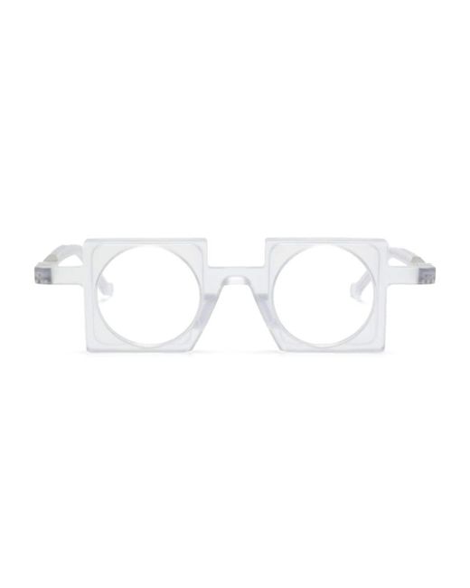 Lunettes de vue BL0038 à monture carrée transparente VAVA Eyewear en coloris White