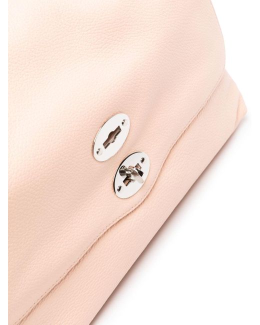 Zanellato Pink Mittelgroße Postina Handtasche