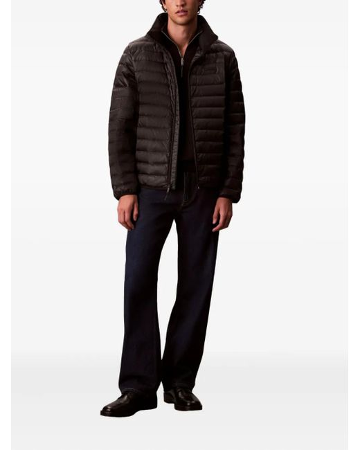 Calvin Klein Brown Quilted Jacket for men