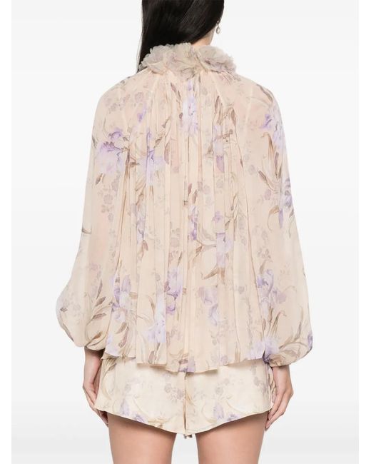 Zimmermann Natural Eden Billow Blouse