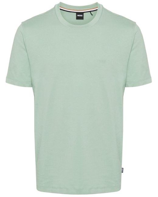 Boss T-Shirt mit gummiertem Logo in Green für Herren
