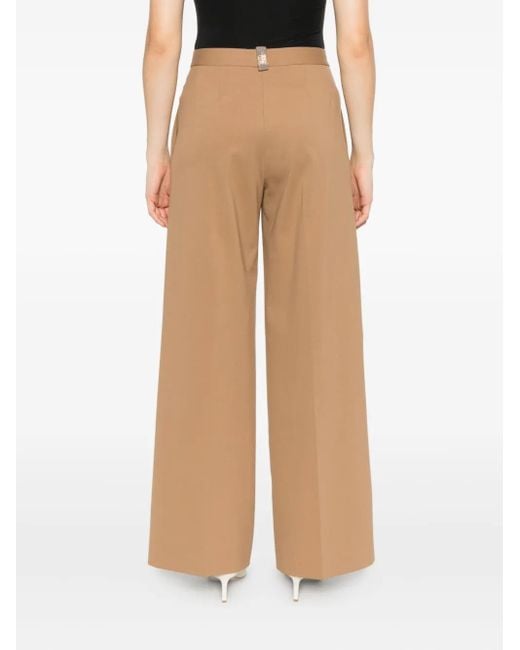 Fabiana Filippi Natural Wide-Leg Trousers