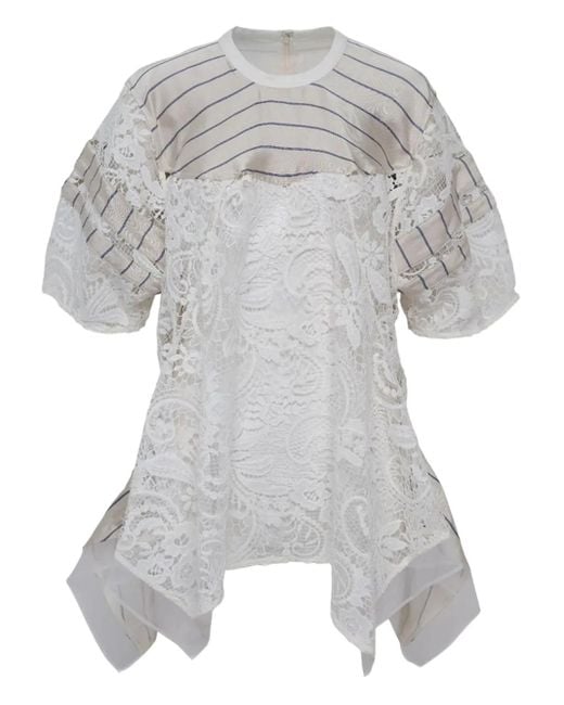 3.1 Phillip Lim White Top mit Streifen
