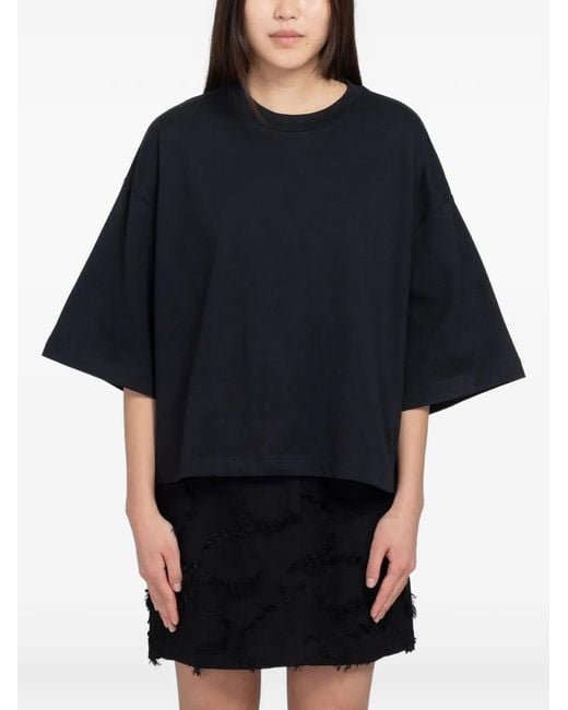 Minimum Black Mira Round-Neck T-Shirt