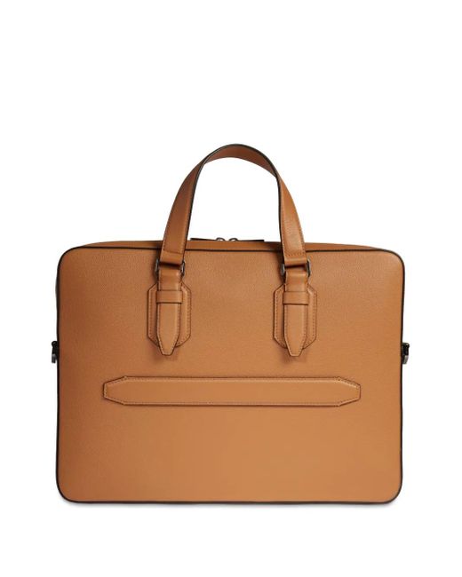 Lancel Brown Charlie De Briefcase for men