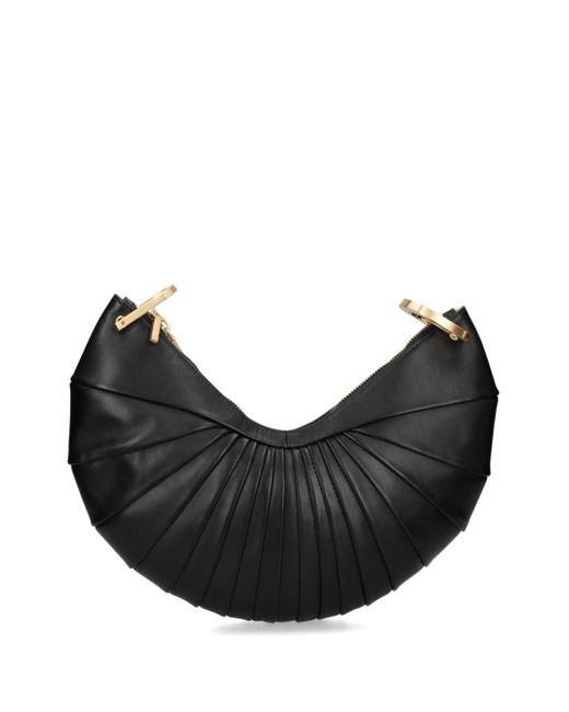 Cult Gaia Black Ubah Clutch Bag