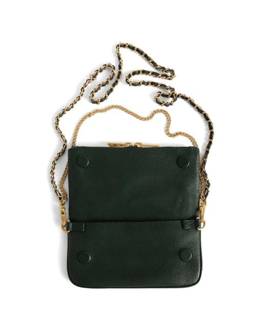 Zadig & Voltaire Green Mini Rock Nano Clutch Bag