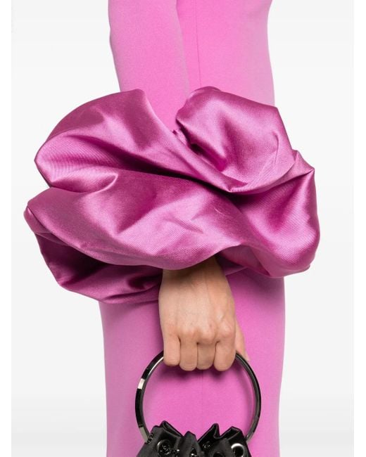 Solace London Pink Talia Maxi Dress