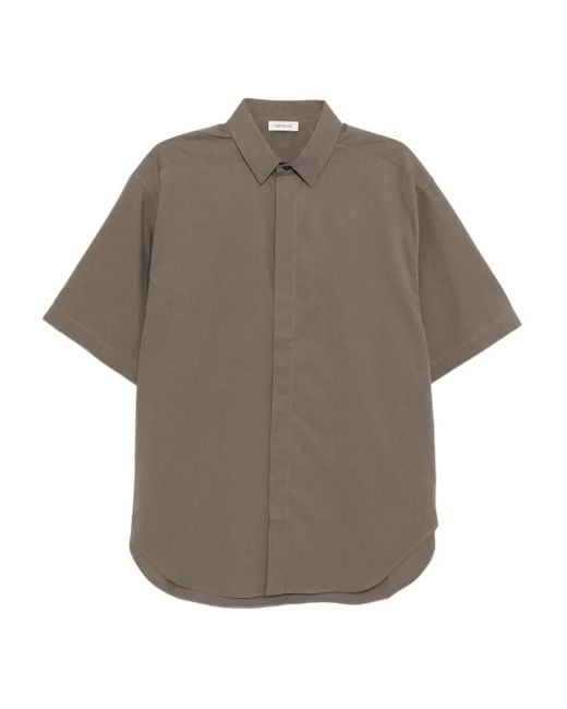 Fear Of God Gray Classic Shirt for men
