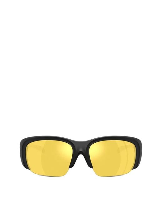 DIESEL Metallic Rectangle-Frame Sunglasses
