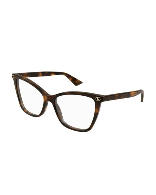 Gucci Brown Double G Glasses
