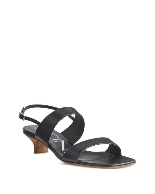 Giuseppe Zanotti White Square-Toe Slingback Sandals