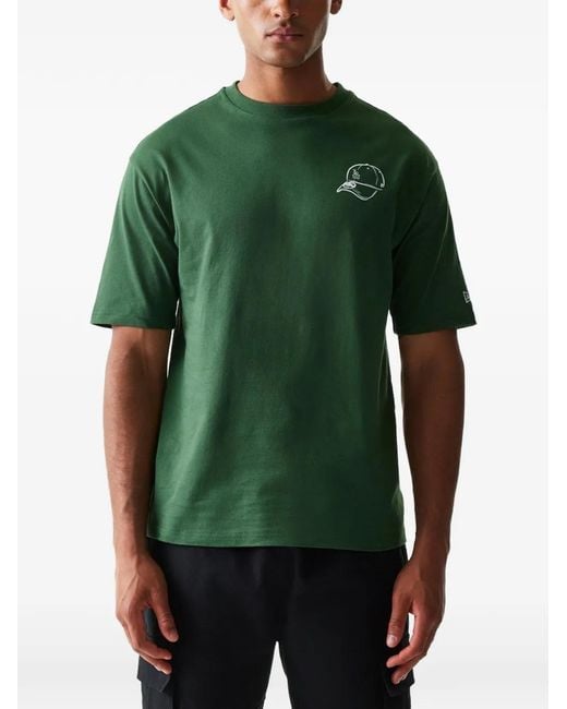 KTZ Green La Dodgers Mlb Graphic-Print T-Shirt