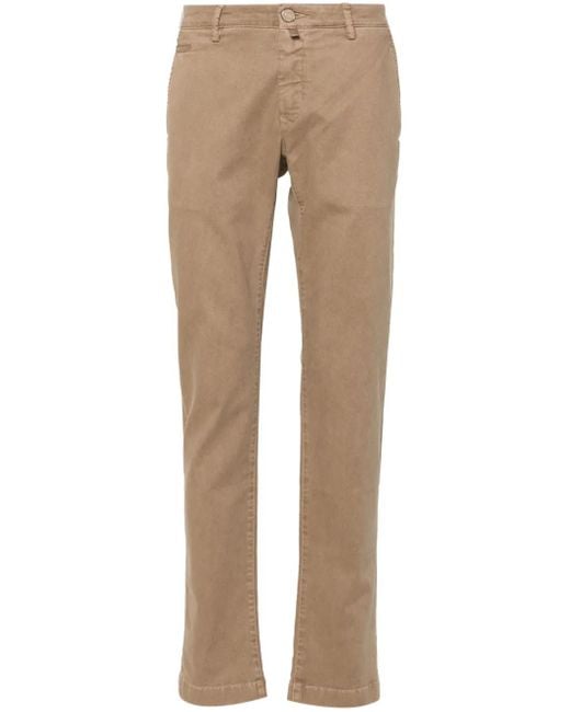 Jacob Cohen Natural Bobby Trousers for men