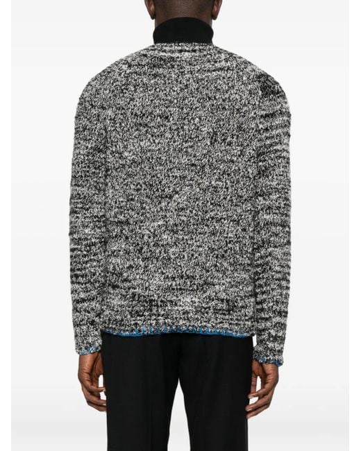 sunflower Gray Crew-Neck Sweater for men
