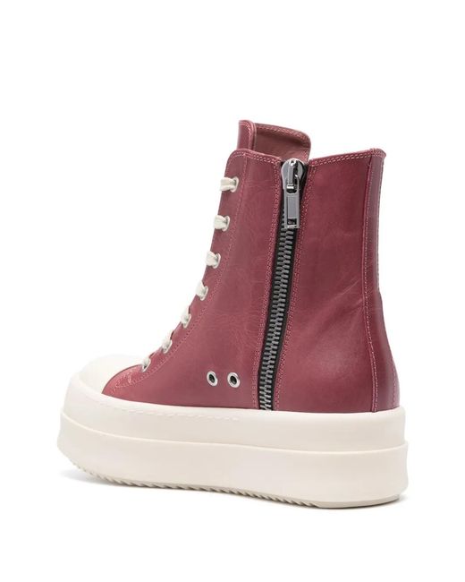 Rick Owens Pink Mega Bumper Sneakers