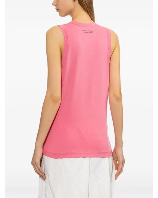 Comme des Garçons Pink Cotton Vest