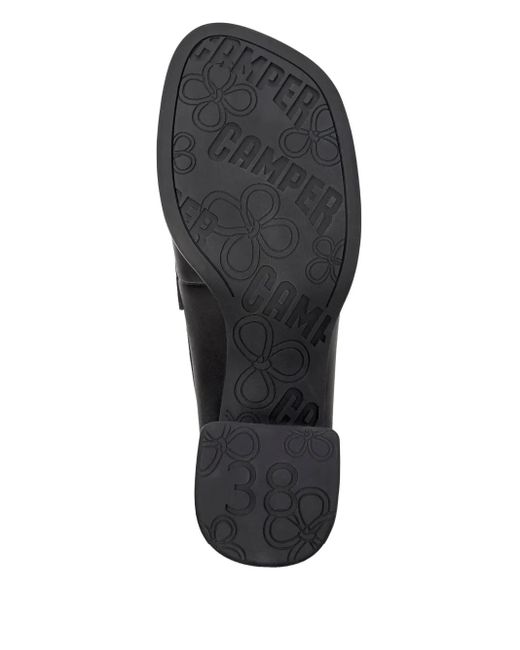 Camper Black 65Mm Kora Leather Loafers