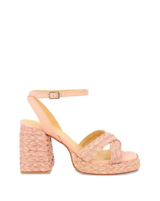 Castaner Pink Sandales Valeriette/258 À Plateforme