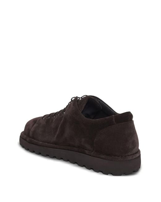 メンズ Marsèll スエード ダービーシューズ Brown