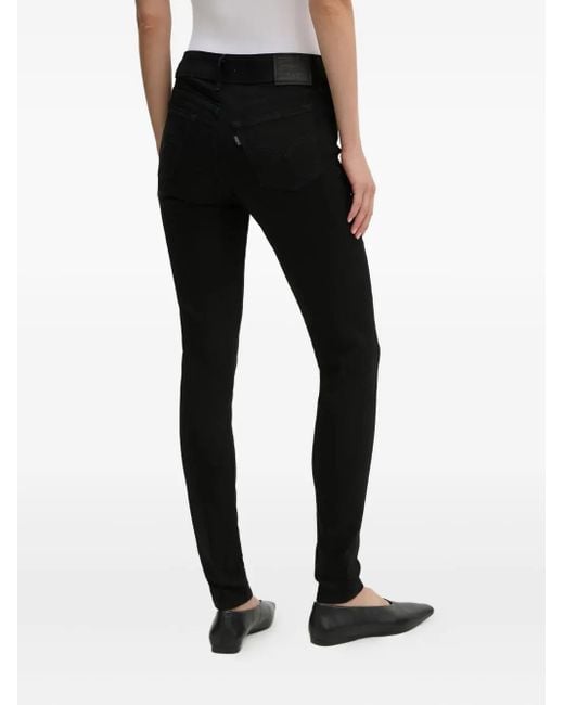 Levi's Black Logo-Patch Jeans