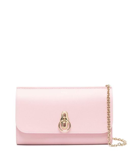 Bolso de mano Amberley con logo Mulberry de color Pink