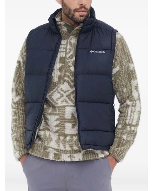 メンズ Columbia パデッドベスト Blue