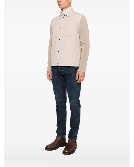 Herno Natural Pocket Panelled Jacket for men