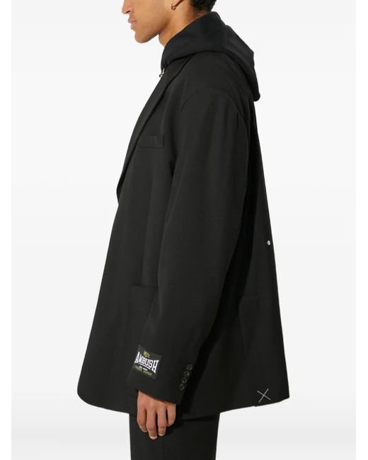 Ambush Black Single-Breasted Blazer for men
