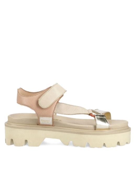 Blauer Natural 55Mm Elsie Leather Platform Sandals
