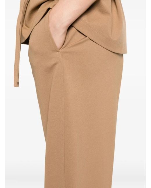 Fabiana Filippi Natural Wide-Leg Trousers