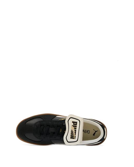 PUMA Black Palermo Premium Sneakers for men