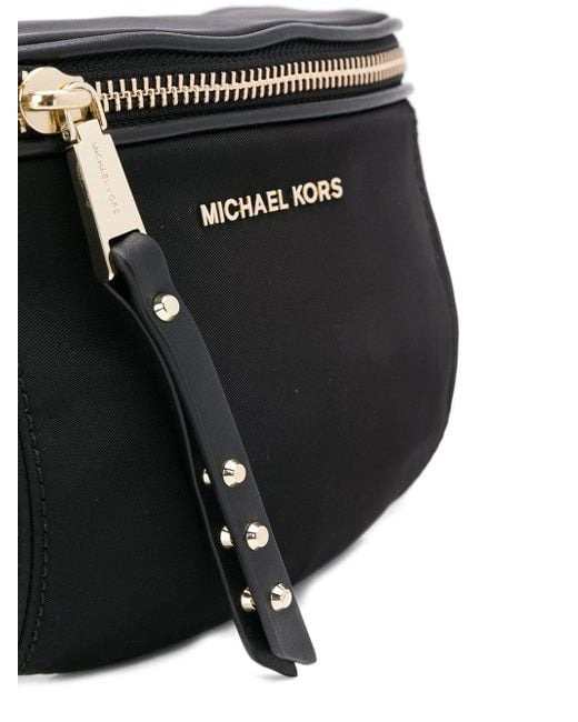 MICHAEL Michael Kors Studded Strap Bum Bag in Black Lyst